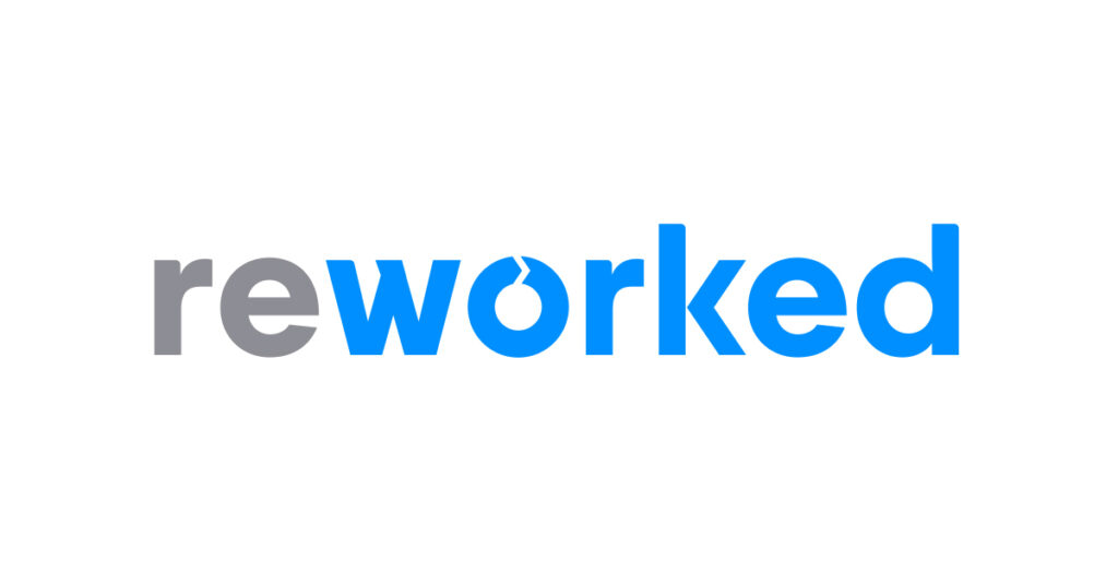 the reworked logo sending readers to an article on the reworked website